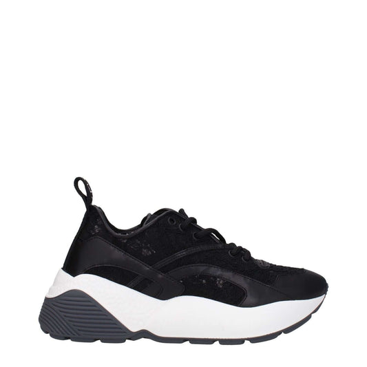 Stella McCartney Black Fabric Chunky Sneakers