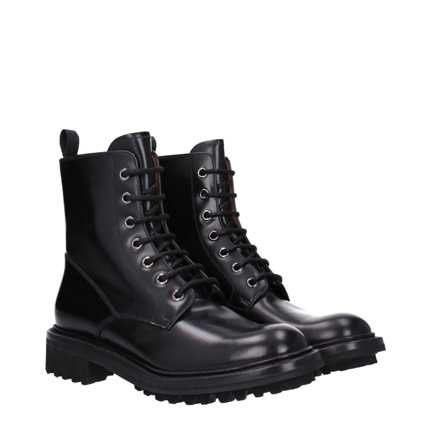 Church's Black Leather Ankle Boots