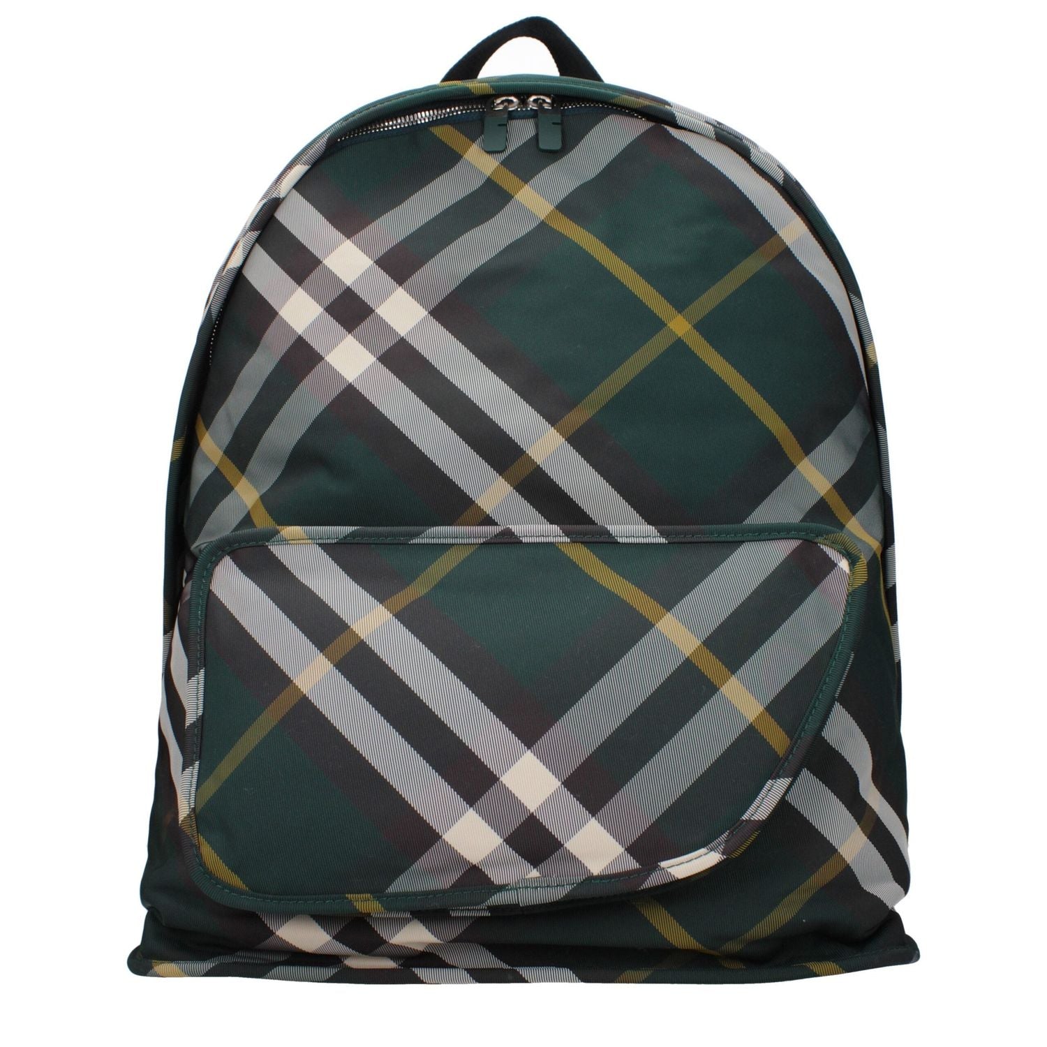 Front view with bag zipped and handles upright.