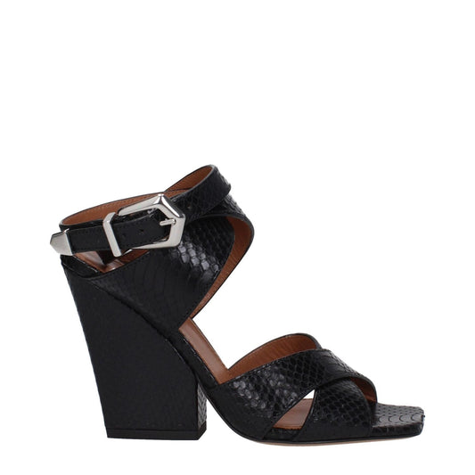 Paris Texas Black Leather Platforms PA-9257509880073-EU36/US6