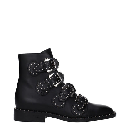 Givenchy Black Leather Ankle Boots