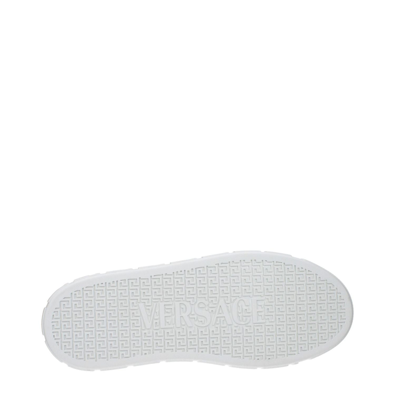 Versace White Leather Low Top Sneakers