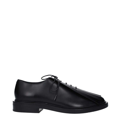 Max Mara Black Leather Oxfords And Derbies