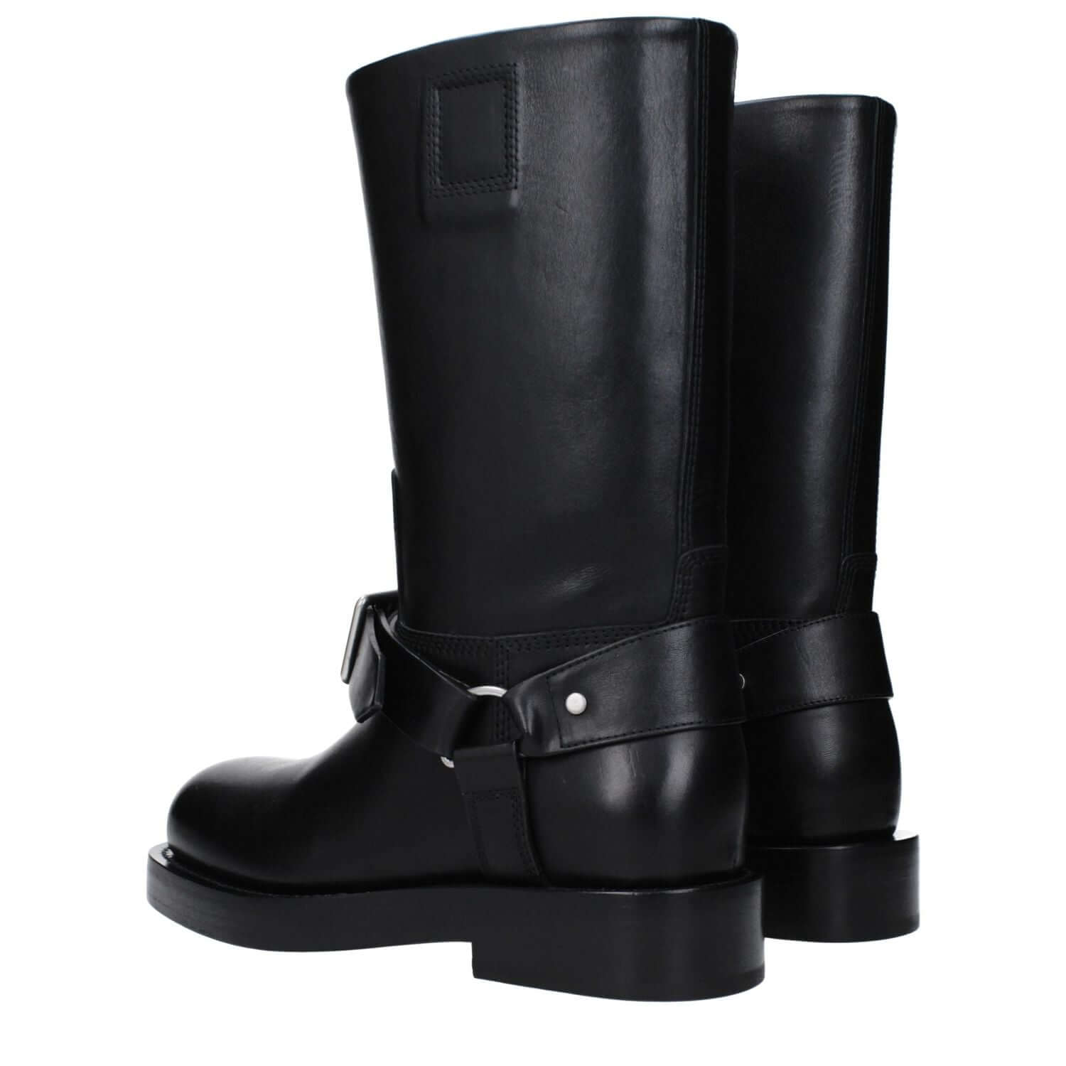 Burberry Black Leather Boots