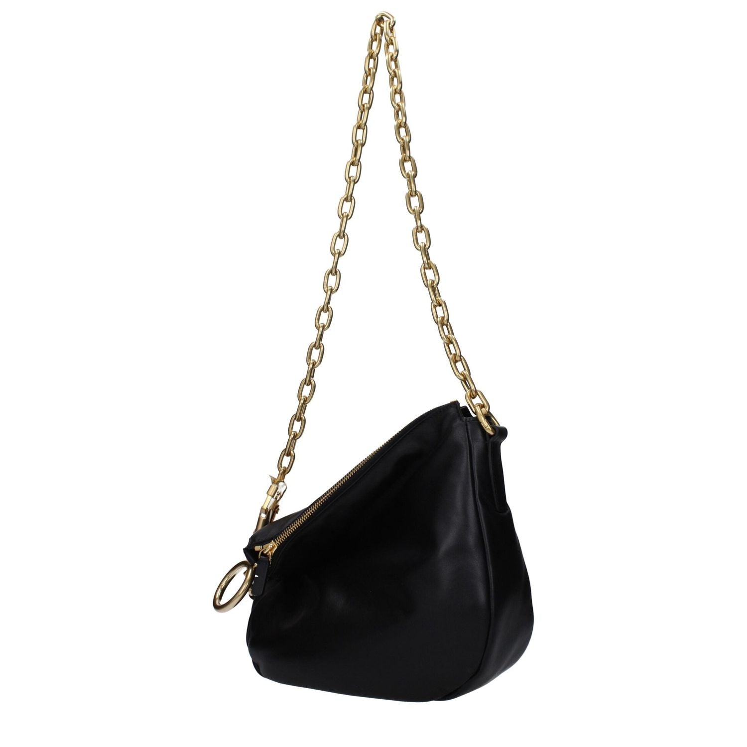 Front view with bag zipped and handles upright.
