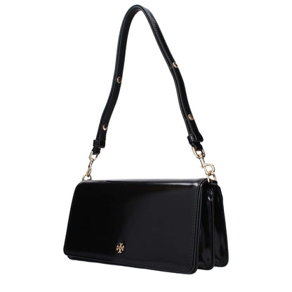 Tory Burch Black Leather Shoulder Bag