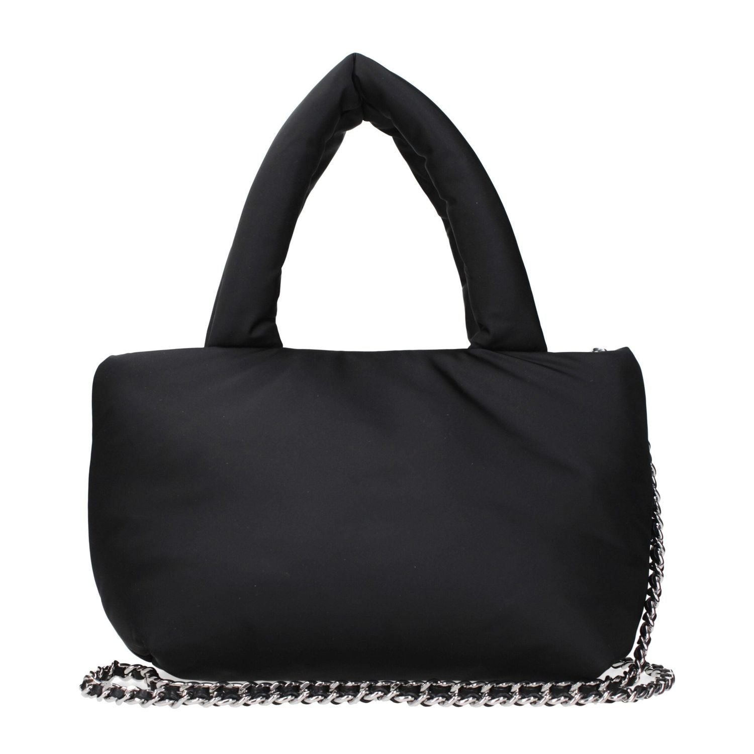 Front view with bag zipped and handles upright.