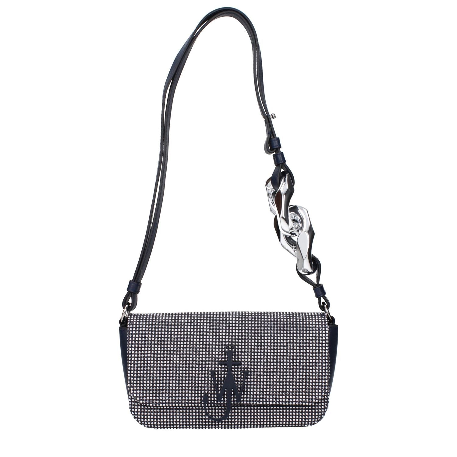 Front view with bag zipped and handles upright.