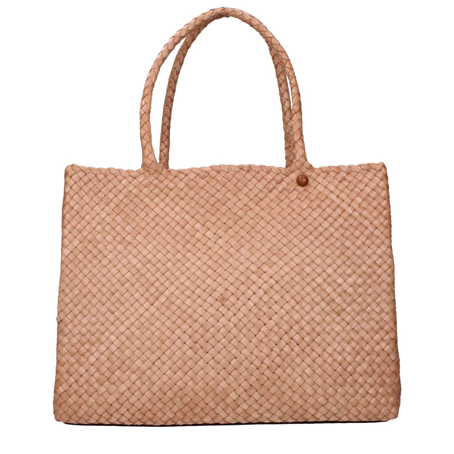 Front view with bag zipped and handles upright.
