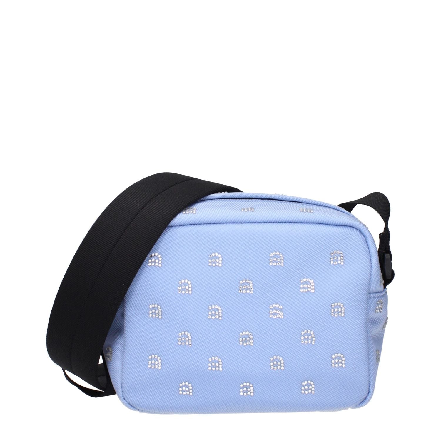 Front view with bag zipped and handles upright.