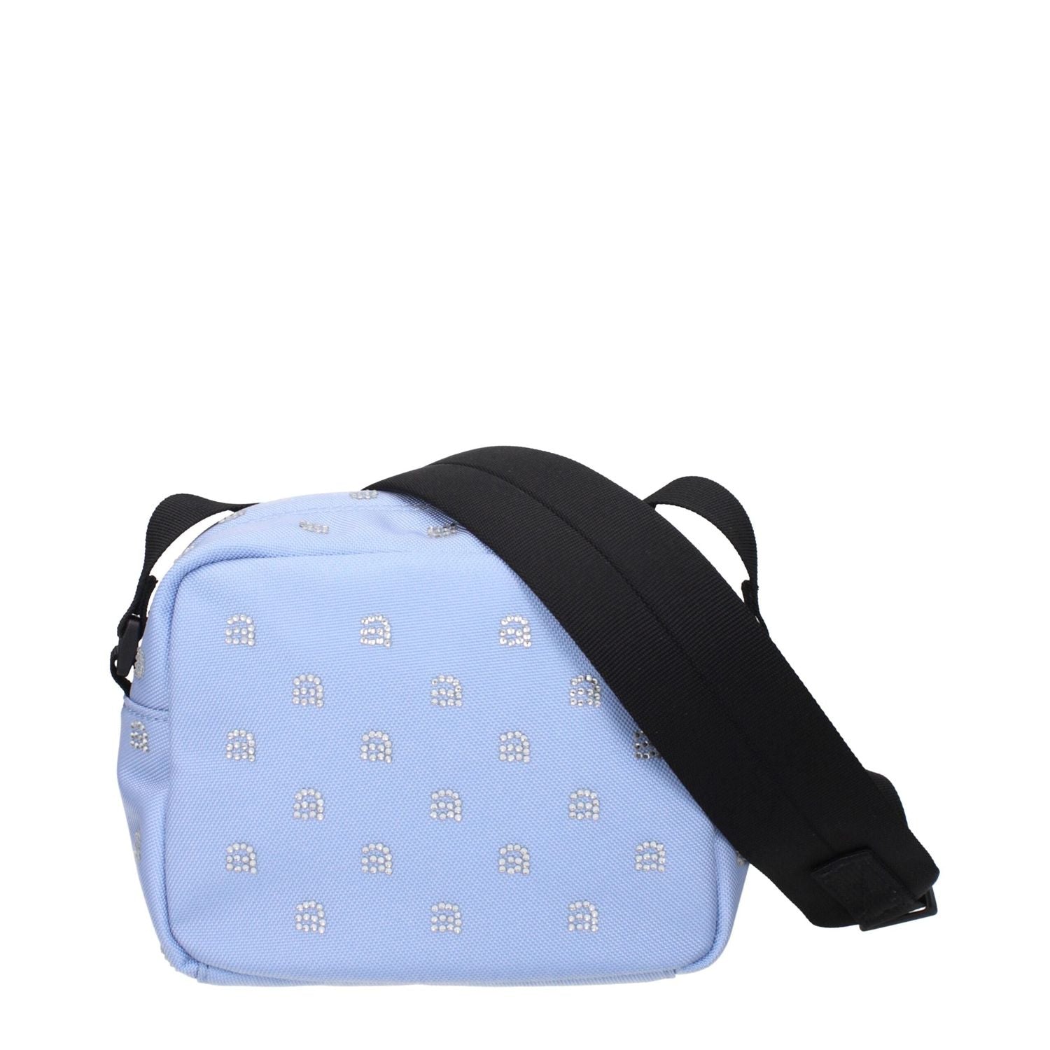 Front view with bag zipped and handles upright.