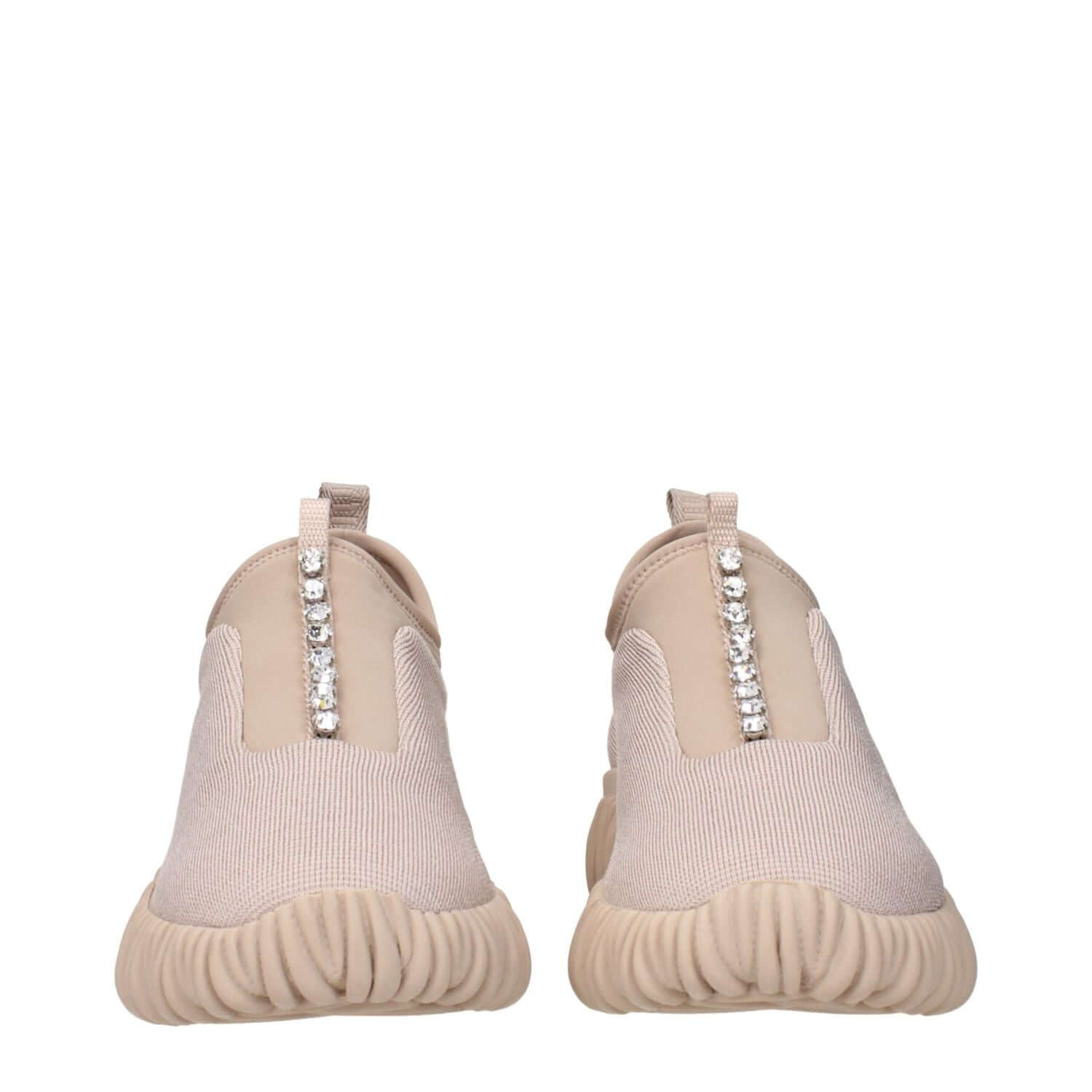 Miu Miu Beige Fabric Sneakers