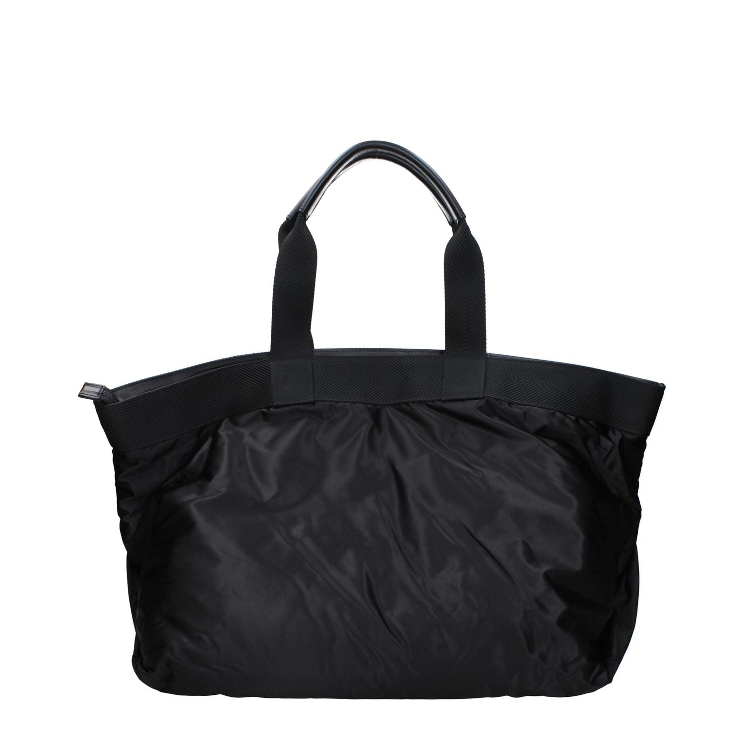 Front view with bag zipped and handles upright.