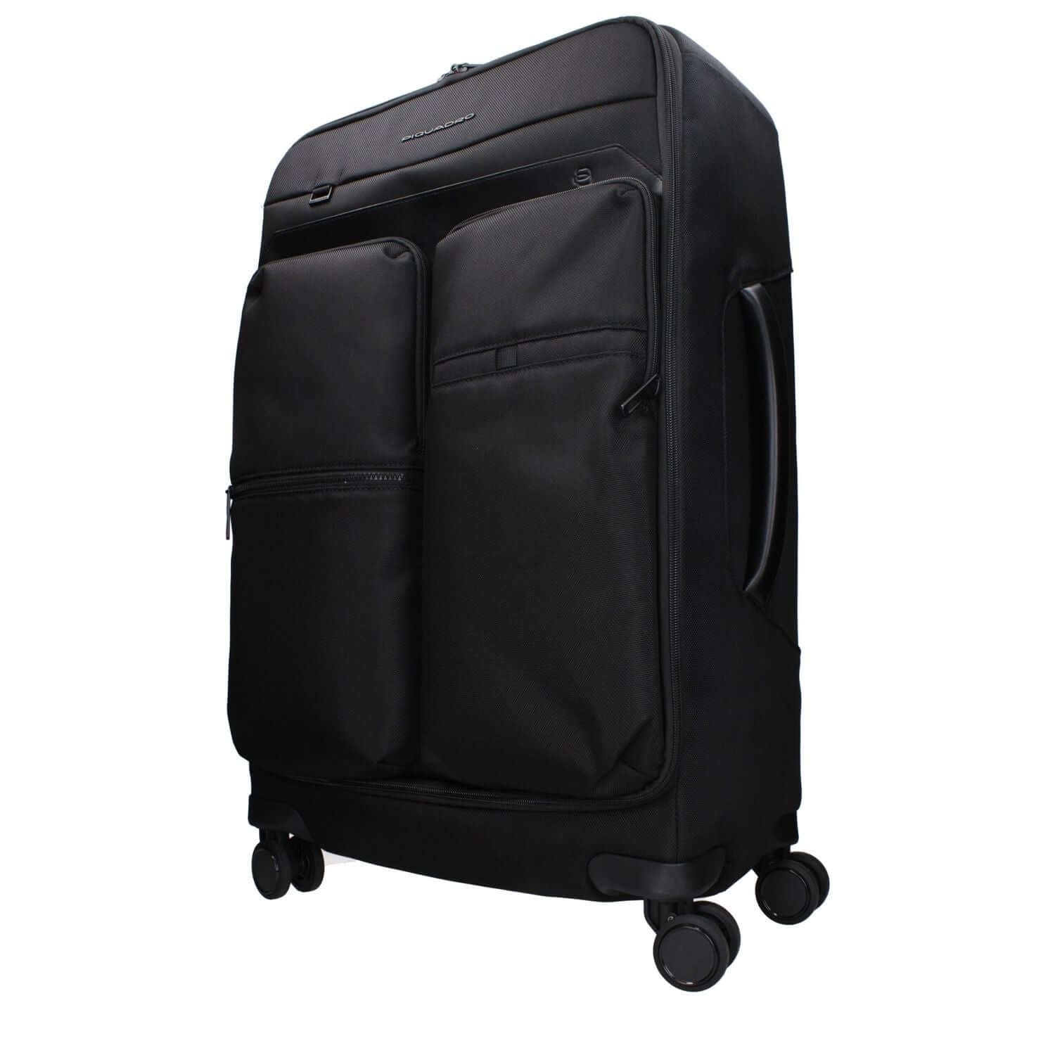 Piquadro Black Fabric Luggage And Travel