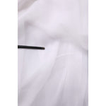 Dolce & Gabbana White Bustier Corset Cropped Chiffon Top