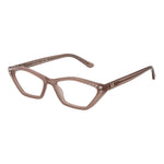 Marciano by Guess Beige Women Glasses Frame, cat-eye style, plastic full-rim, with branded case included.