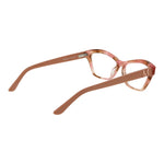 Marciano by Guess Beige Women Glasses Frame with acetate cat eye design, full-rim style, demo lenses, and branded case included.