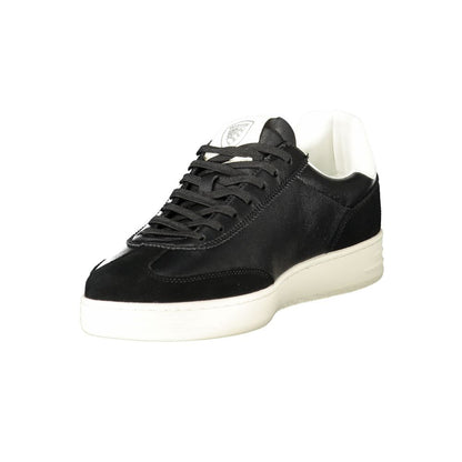 Blauer Black Polyurethane Men's Sneaker 1728,67403481248,Black,Blauer,EU40/US7,EU41/US8,EU42/US9,EU43/US10,EU44/US11,EU45/US12,EU46,Low Tops - Sneakers - Shoes,Men,New with tags,Shoes,Sneakers - Shoes