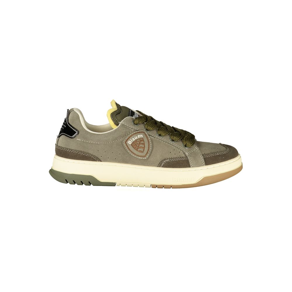 Blauer Verde Polyurethane Men Sneaker 1728,67403481248,Athletic - Sneakers - Shoes,Blauer,EU40/US7,EU41/US8,EU42/US9,EU43/US10,EU44/US11,EU45/US12,Green,Men,New with tags,Shoes,Sneakers - Shoes
