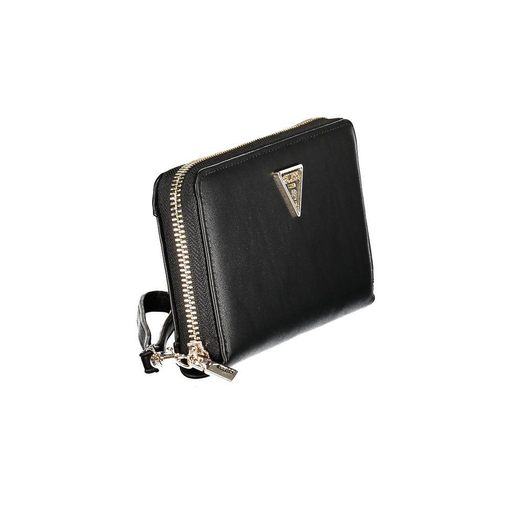 Guess Jeans Black Polyethylene Women Wallet