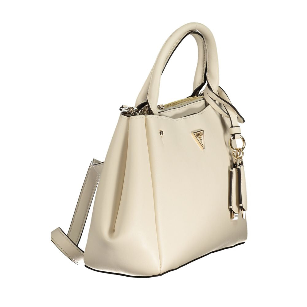 Front view with bag zipped and handles upright.