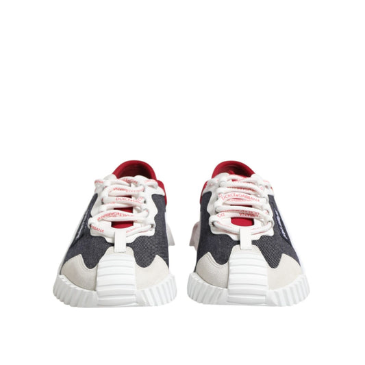Dolce & Gabbana Multicolor Lace Up Low Top NS1 Sneaker Shoes