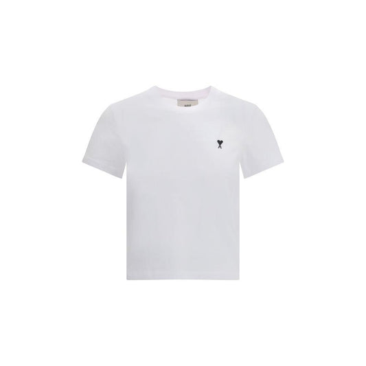 Ami Paris Ami De Coeur Cropped T-Shirt AM-FTS347724100-S