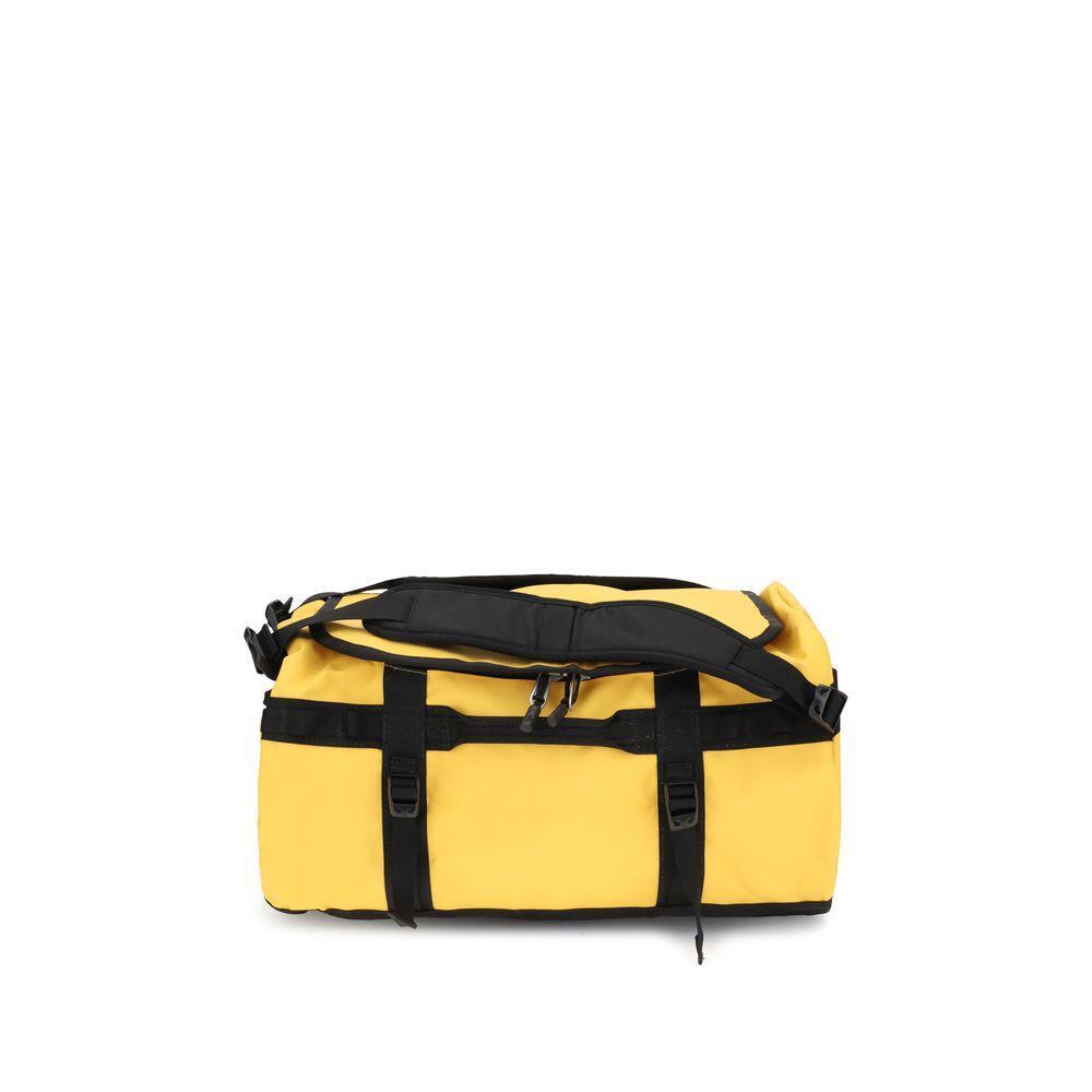 Front view with bag zipped and handles upright.