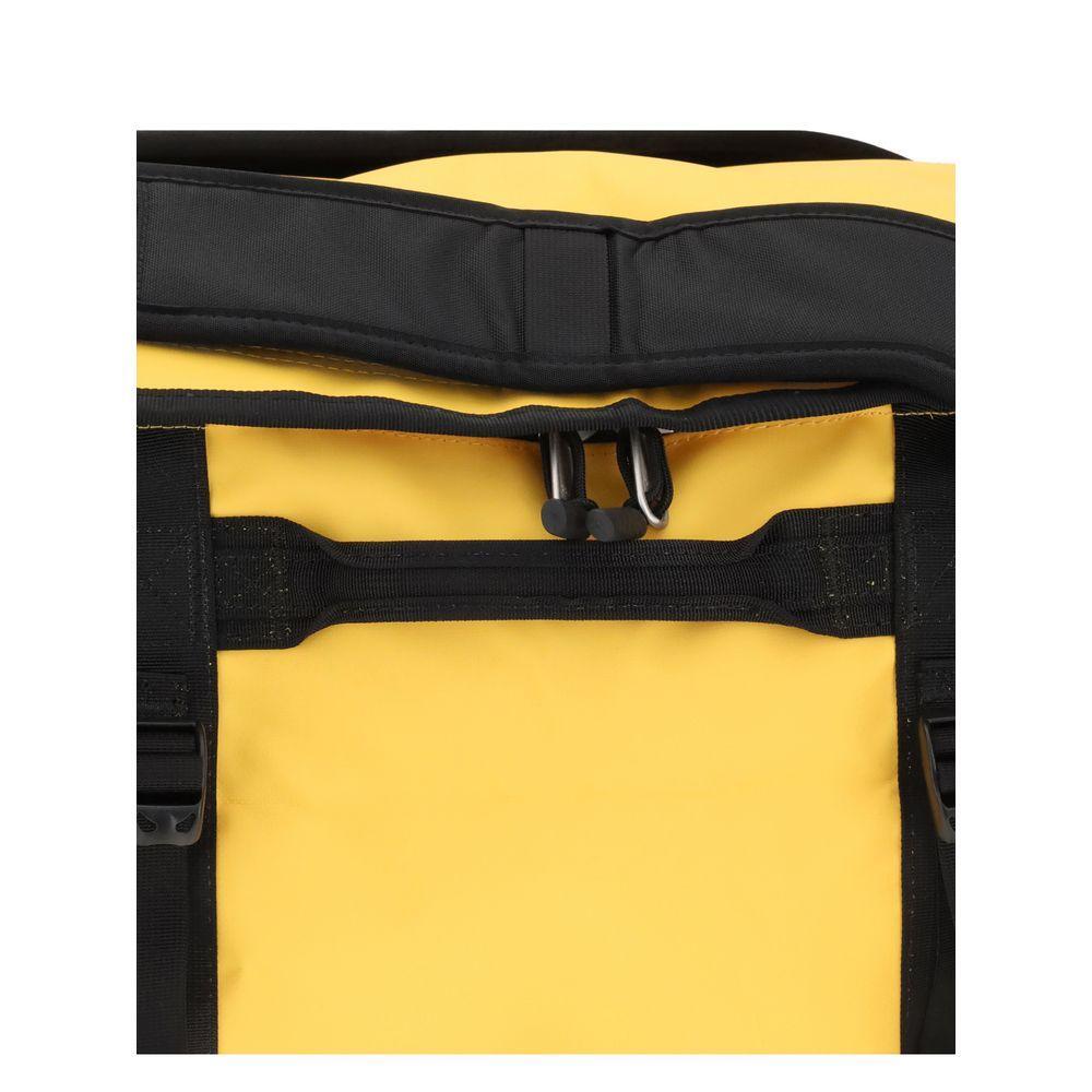 Front view with bag zipped and handles upright.