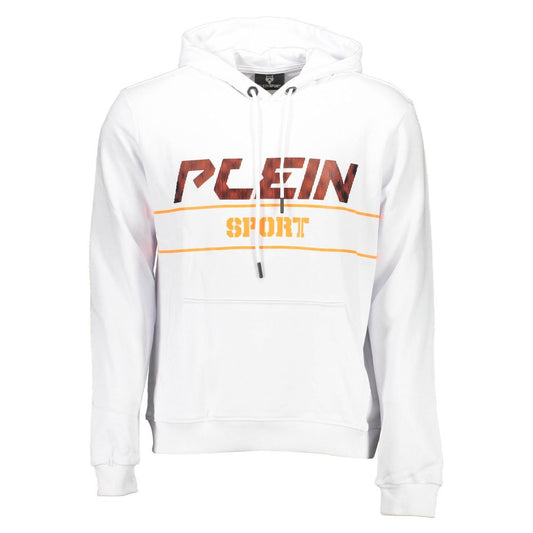 Plein Sport White Cotton Sweatshirt