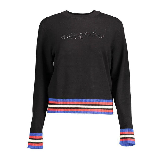 Desigual Black Polyester Sweater DE-15022-L