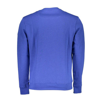 North Sails Blue Cotton Men Sweater
