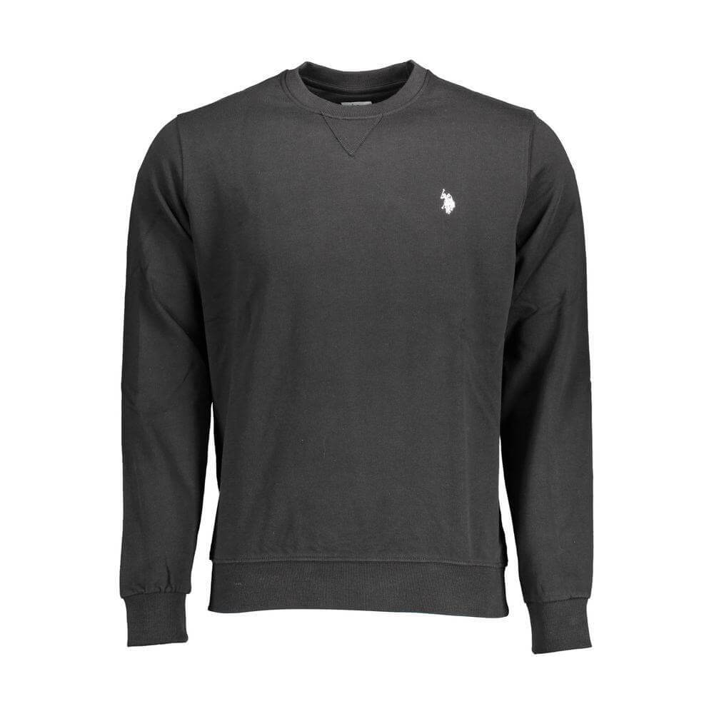 U.S. POLO ASSN. Black Cotton Sweatshirt