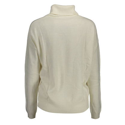 U.S. POLO ASSN. Bianco Viscose Women's Sweater