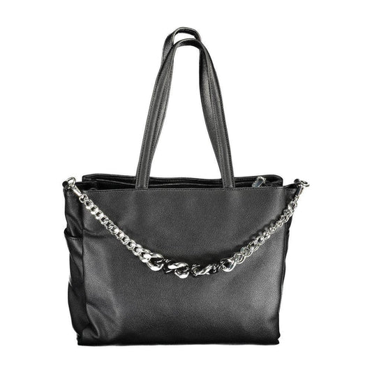 BYBLOS Black Polyethylene Handbag BY-17015