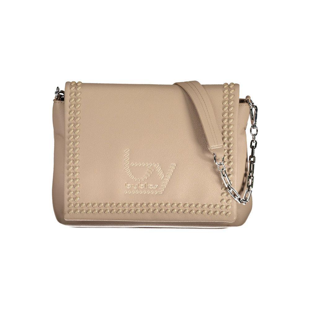 BYBLOS Beige Polyethylene Handbag BY-17107