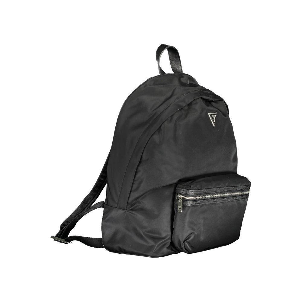 Guess Jeans Black Polyamide Backpack GU-17534
