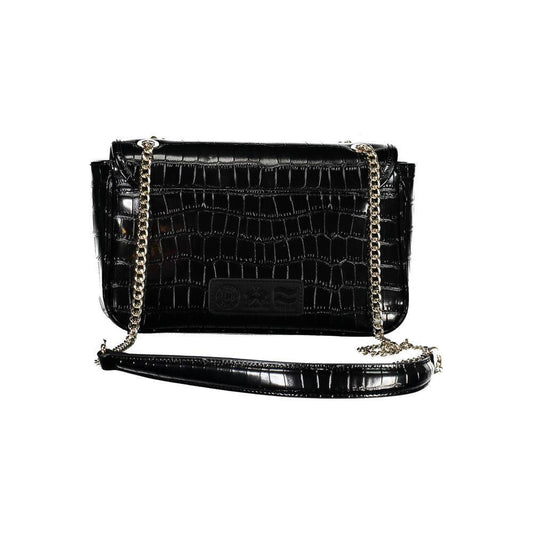 La Martina Black Polyethylene Handbag LA-20559