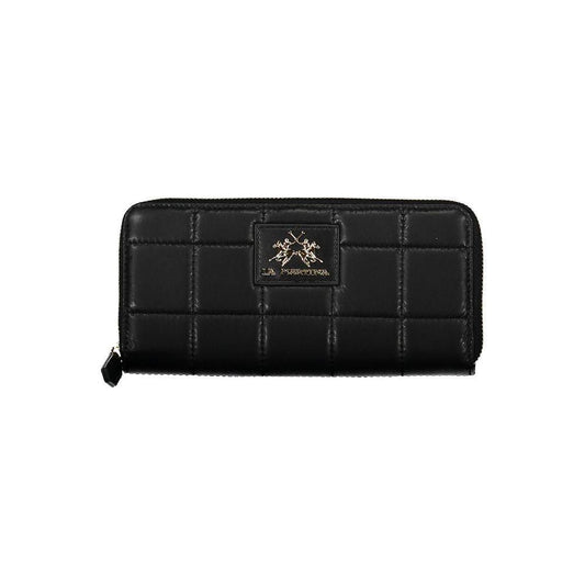 La Martina Black Polyethylene Handbag LA-20571