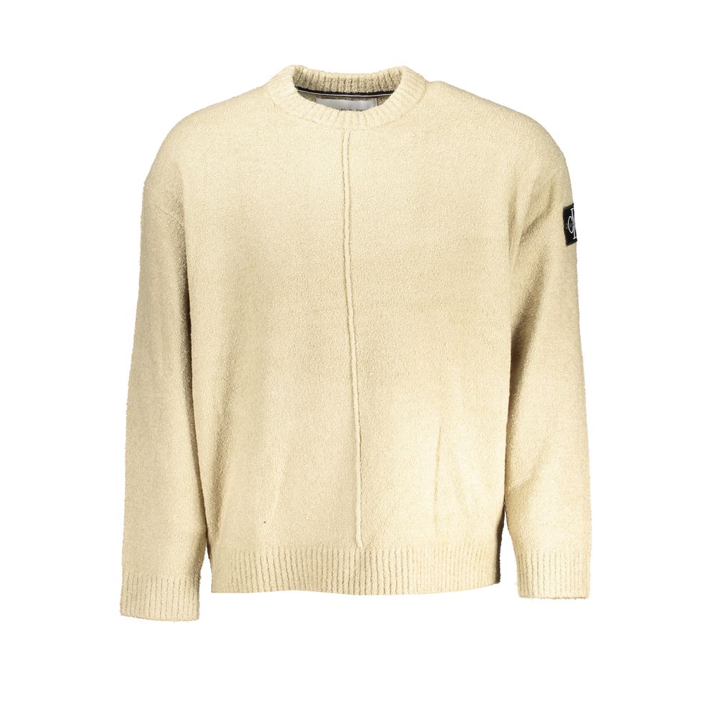 Calvin Klein Beige Cotton Men's Sweater
