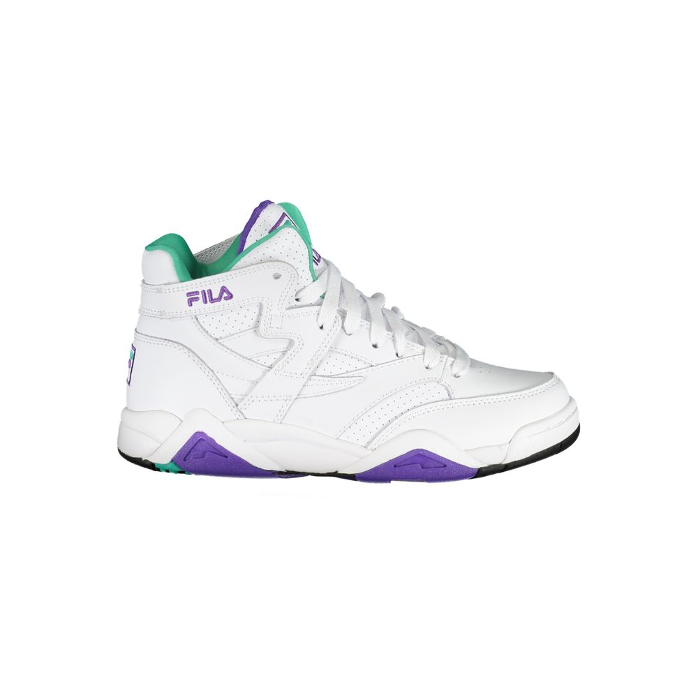 Fila White Polyurethane Women Sneaker