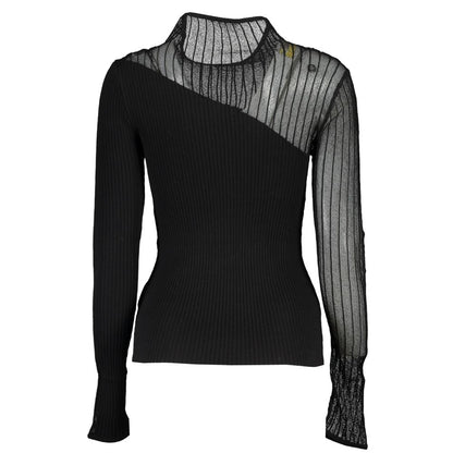 Patrizia Pepe Black Polyester Sweater