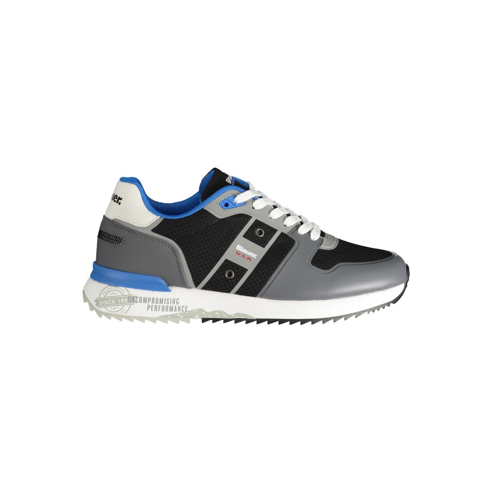 Blauer Grigio Polyurethane Men Sneaker