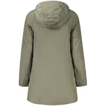 K-WAY Green Polyamide Jackets & Coat KW-34134-S