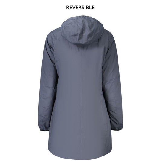 K-WAY Blue Polyester Jackets & Coat KW-34170-S