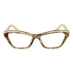 Marciano by Guess Beige Women Glasses Frame in full-rim cat eye style made of acetate with demo lenses.