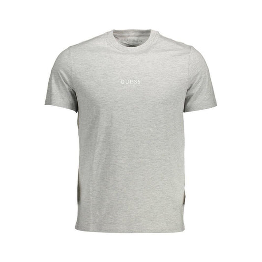 Guess Jeans Gray Cotton Men T-Shirt GU-38210-XXL