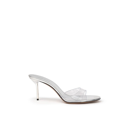 Paris Texas Gray Leather Mule PA-9991662-EU39.5/US9.5