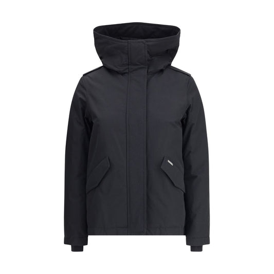 Woolrich Black Cotton Shell Jacket