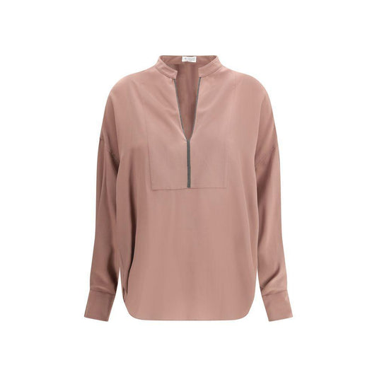 Brunello Cucinelli Silk Blouse BR-MB993EA101C4272-S